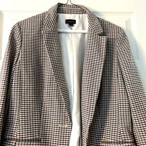 Ann Taylor Factory Herringbone Blazer